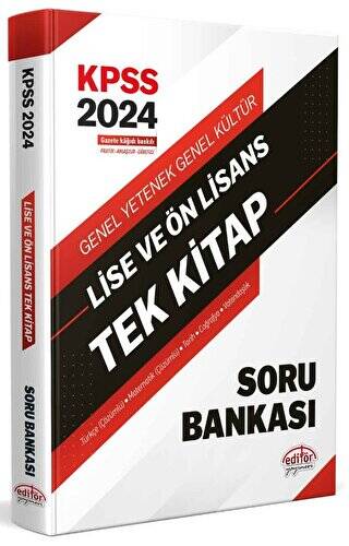 KPSS Lise ve Ön Lisans Tek Kitap Soru Bankası - 1