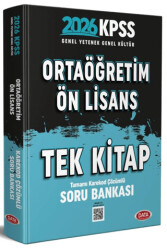 KPSS Lise ve Önlisans Tek Kitap Soru Bankası - Data Yayınları
