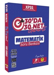 2024 KPSS Matematik  30 Da 30 Net Soru Bankası - 1