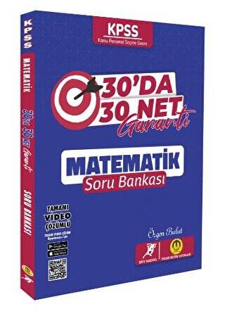 2024 KPSS Matematik  30 Da 30 Net Soru Bankası - 1