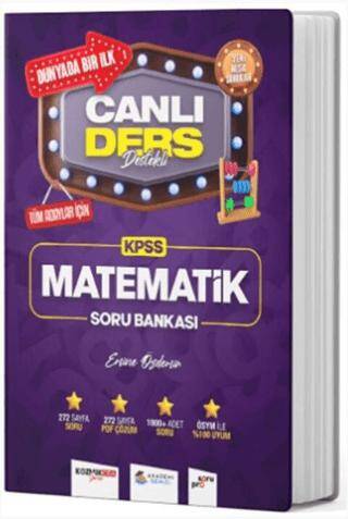 2024 KPSS Matematik Canlı Ders Destekli Soru Bankası - 1