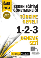2024 KPSS ÖABT Beden Eğitimi Öğretmenliği Tamamı Çözümlü Türkiye Geneli 1-2-3 3`lü Deneme Seti - 1