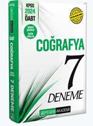 KPSS ÖABT Coğrafya Öğretmenliği Tamamı Çözümlü 7 Deneme - 1