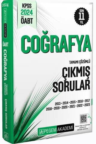 2024 KPSS ÖABT Coğrafya Tamamı Çözümlü Çıkmış Sorular - 1