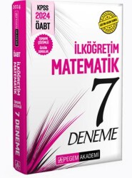 2024 KPSS ÖABT İlköğretim Matematik Öğretmenliği Tamamı Çözümlü 7 Deneme - 1