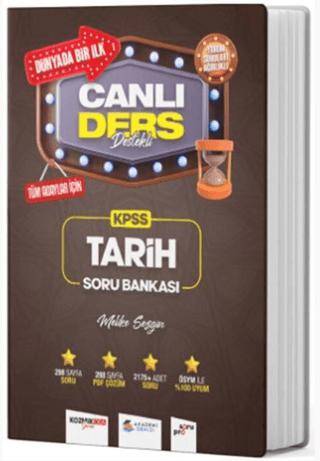 2024 KPSS Tarih Canlı Ders Destekli Soru Bankası - 1