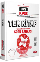 2025 KPSS Tek Kitap Soru Bankası Karekod Çözümlü - 1