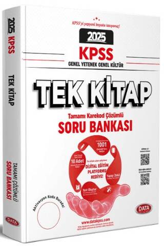 2025 KPSS Tek Kitap Soru Bankası Karekod Çözümlü - 1