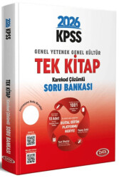 2025 KPSS Tek Kitap Soru Bankası Karekod Çözümlü - Data Yayınları