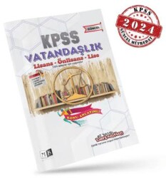 2024 KPSS Vatandaşlık El Yazısı Ders Notları Kitabı - 1