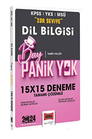 2024 KPSS YKS MSÜ Bay Panik Yok Dil Bilgisi Zor Seviye Tamamı Çözümlü 15x15 Deneme - 1