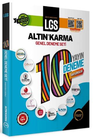 LGS 8. Sınıf 10 Farklı Yayın 10 Deneme Tüm Konular Sorular Tamamı Video Çözümlü - 1