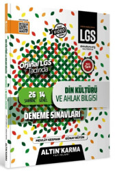 2024 LGS Din Kültürü ve Ahlak Bilgisi Sarmal Deneme - Altın Karma Yayınları - Bayilik