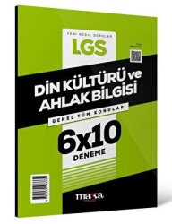 2024 LGS Genel Tüm Konular Din Kültürü ve Ahlak Bilgisi 6 Deneme - 1