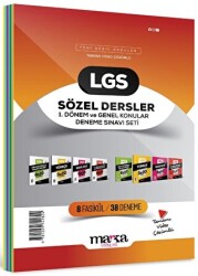 2025 LGS Sözel Dersler 1. Dönem ve Genel Konular Deneme Sınavı Seti 8 Fasikül 38 Deneme - 1