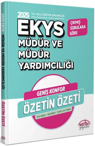 2025 MEB EKYS Müdür ve Yardımcılığı Özetin Özeti - 1