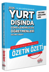 2025 MEB Yurt Dışında Görevlendirilecek Öğretmenleri Seçme Sınavı Özetin Özeti - Editör Yayınevi