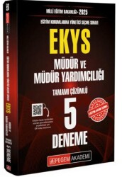 2025 Milli Eğitim Bakanlığı EKYS Müdür ve Müdür Yardımcılığı Tamamı Çözümlü 5 Deneme - 1