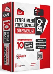 2024 ÖABT Fen Bilimleri Öğretmenliği Türkiye Geneli 10 Deneme Dijital Çözümlü - 1