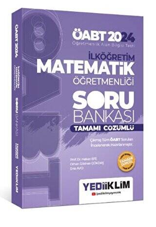 2024 ÖABT İlköğretim Matematik Öğretmenliği Tamamı Çözümlü Soru Bankası - 1