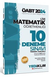 2024 ÖABT Lise Matematik Öğretmenliği Tamamı Çözümlü 10 Deneme Sınavı - 1