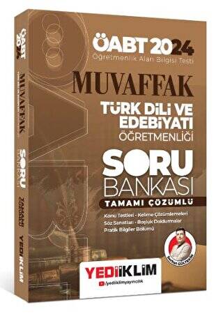 2024 ÖABT Muvaffak Türk Dili ve Edebiyatı Öğretmenliği Tamamı Çözümlü Soru Bankası - 1