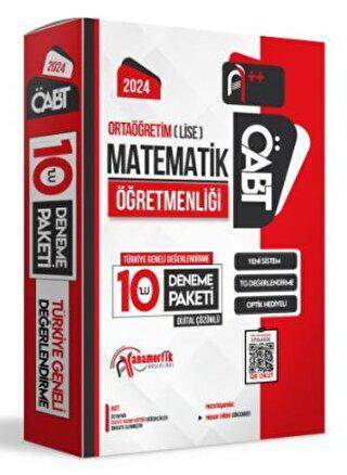 2024 ÖABT Ortaöğretim Lise Matematik Öğretmenliği Türkiye Geneli 10 Deneme Dijital Çözümlü - 1