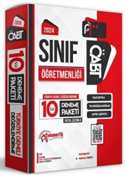 2024 ÖABT SINIF Öğretmenliği 10 Dijital Çözümlü Deneme - 1