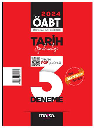 2024 ÖABT Tarih Öğretmenliği Tamamı Çözümlü 3 Deneme - 1