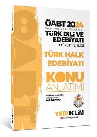 2024 ÖABT Türk Dili Ve Edebiyatı Öğretmenliği Türk Halk Edebiyatı Konu Anlatımı - 1