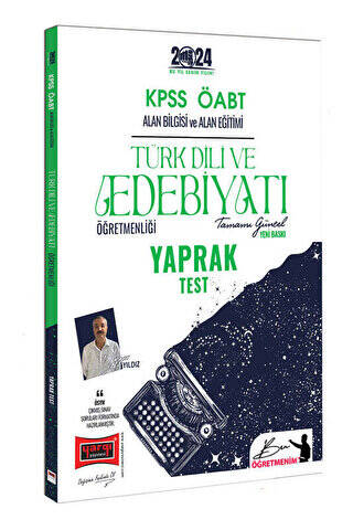 2024 ÖABT Türk Dili ve Edebiyatı Yaprak Test - 1