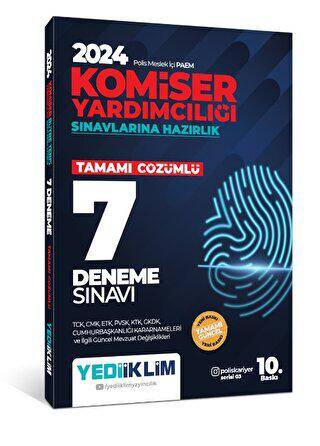 2024 Polis Meslek İçi PAEM Komiser Yardımcılığı Sınavlarına Hazırlık Tamamı Çözümlü 7 Deneme Sınavı - 1