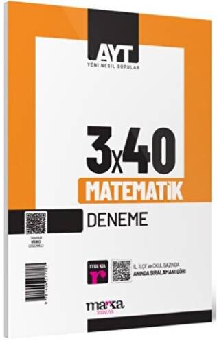 2024 YKS AYT Matematik 3x40 Deneme - 1