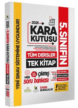 2025 5.Sınıf Tüm Dersler Tek Kitap Yeni Sistem İokbs Bursluluk Tamamı Çözümlü Çıkmış Soru Bankası - 1