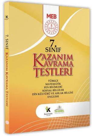 2025 7. Sınıf MEB Tüm Dersler Kazanım Kavrama Testleri KKT Yaprak Test Kitabı - 1