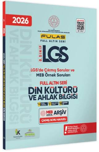 2026 8.Sınıf Full LGS Altın Seri DİN KÜLTÜRÜ ve AHLAK BİLGİSİ MEB Çıkmış Soru Bankası Modüler Seti - 1
