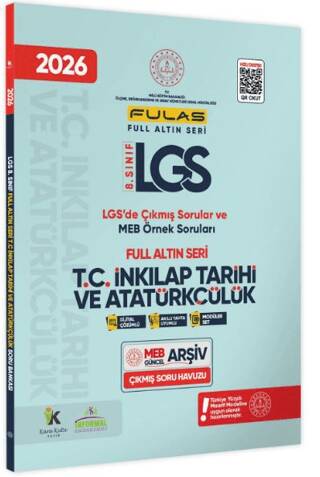 2026 8.Sınıf Full LGS Altın Seri İNKILAP TARİHİ MEB Çıkmış Soru Bankası Modüler Seti PDF-Video Çözüm - 1