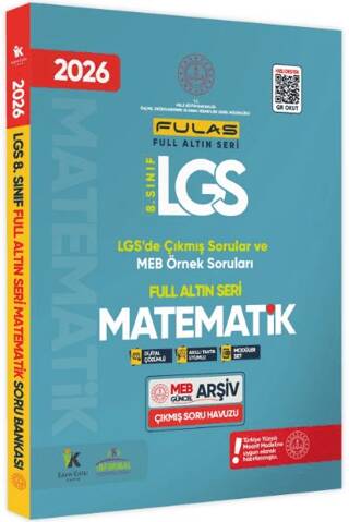 2026 8.Sınıf Full LGS Altın Seri MATEMATİK MEB Çıkmış Soru Bankası Modüler Seti PDF-Video Çözümlü - 1