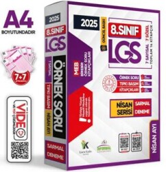 2025 8. Sınıf LGS Nisan Ayı MEB Örnek Soru Tıpkı Basım 7li Sarmal Deneme Paketi Video-PDF Çözümlü - 1