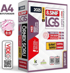 2025 8. Sınıf LGS Şubat Ayı MEB Örnek Soru Tıpkı Basım 6lı Sarmal Deneme Paketi Video-PDF Çözümlü - 1