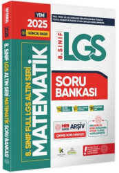 2025 8.Sınıf Full LGS Altın Seri Matematik MEB Çıkmış Soru Bankası Modüler Seti PDF-Video Çözümlü - Karakutu Yayın