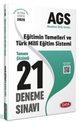 2025 AGS Eğitimin Temelleri ve Türk Milli Eğitim Sistemi Tamamı Çözümlü 21 Deneme Sınavı - 1