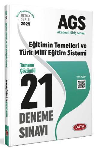 2025 AGS Eğitimin Temelleri ve Türk Milli Eğitim Sistemi Tamamı Çözümlü 21 Deneme Sınavı - 1