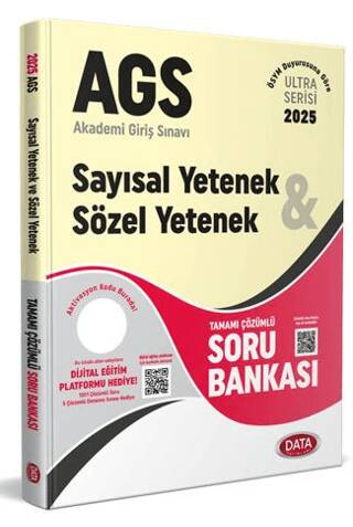2025 AGS Ultra Serisi Sayısal Yetenek - Sözel Yetenek Tamamı Çözümlü Soru Bankası - 1