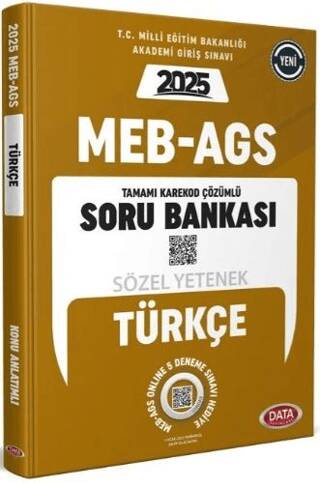 2025 AGS Ultra Serisi Sözel Yetenek Türkçe Soru Bankası - Karekod Çözümlü - 1