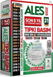 2025 ALES ÖSYM Tıpkı Basım En Ekonomik Çıkmış Soru 21li Deneme Paketi Video-PDF Çözüm Türkiye Geneli - Karakutu Yayın
