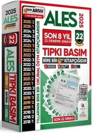 2025 ALES ÖSYM Tıpkı Basım En Ekonomik Çıkmış Soru 21li Deneme Paketi Video-PDF Çözüm Türkiye Geneli - 1
