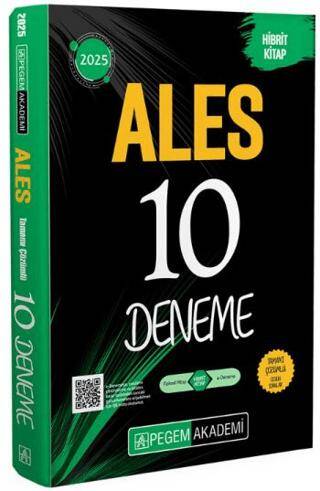 2025 ALES Tamamı Çözümlü 10 Deneme - 1