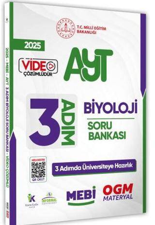 2025 AYT MEBİ-OGM 3 ADIM Biyoloji Soru Bankası Video Çözümlü - 1