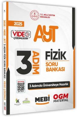 2025 AYT MEBİ-OGM 3 ADIM Fizik Soru Bankası Video Çözümlü - 1